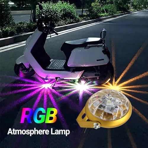 Autozap Motorcycle Metal Star Light Multicolor Flash Chassis Strobe Light Underglow Ambient RGB Dash Light Motorbike LED Universal For Bike (Pack of 1) (6 Months Warranty) - Image 3