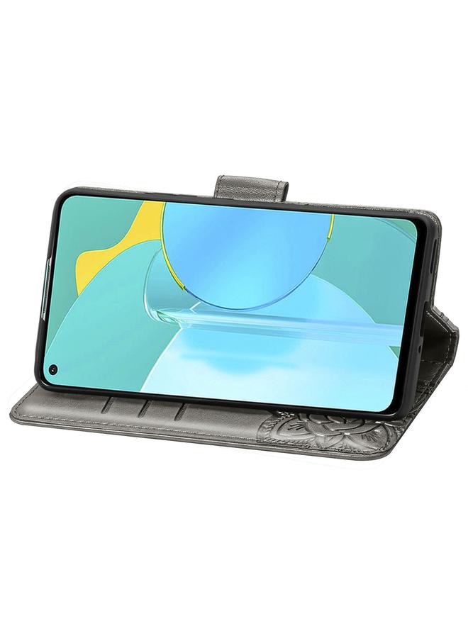 Zaboon Case For Huawei Honor 30S Butterfly Love Flower Embossed Horizontal Flip Leather Case with Bracket / Card Slot / Wallet / Lanyard - Image 3