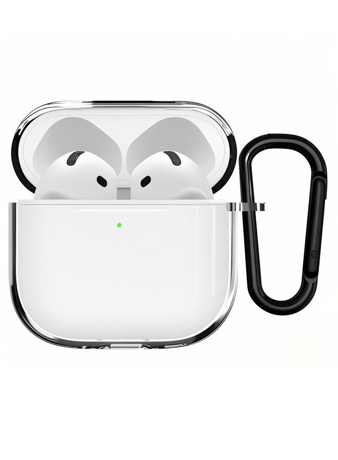 زَافِرَة جراب ايربودز 4 الواقي | غلاف سماعة ايربودز 4 المقاوم للصدمات من TPU ناعم - شفاف - Image 1