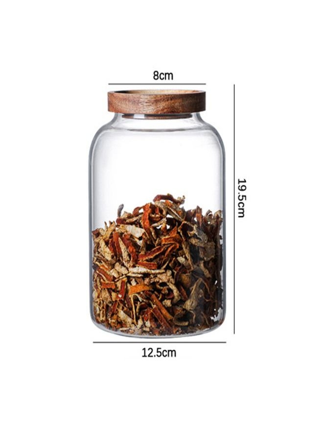 NKX Food Storage Glass Jar With Bamboo Lid  - Image 3