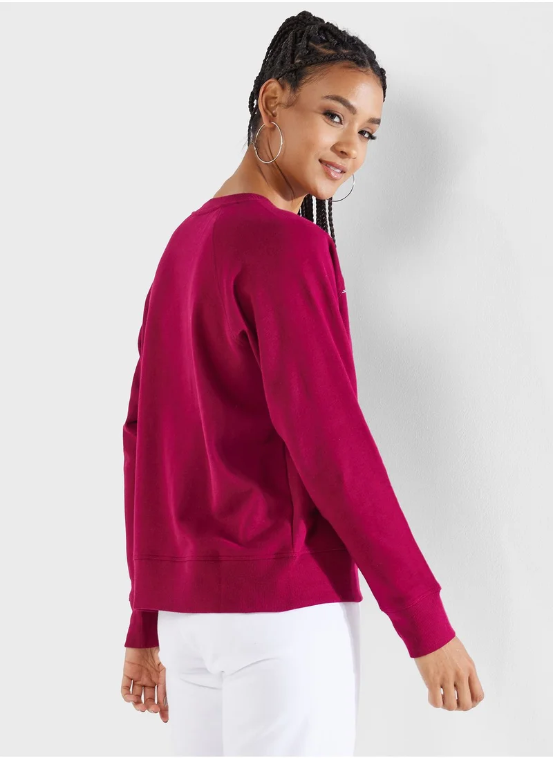 DKNY Sport Crew Neck Logo Sweatshirt