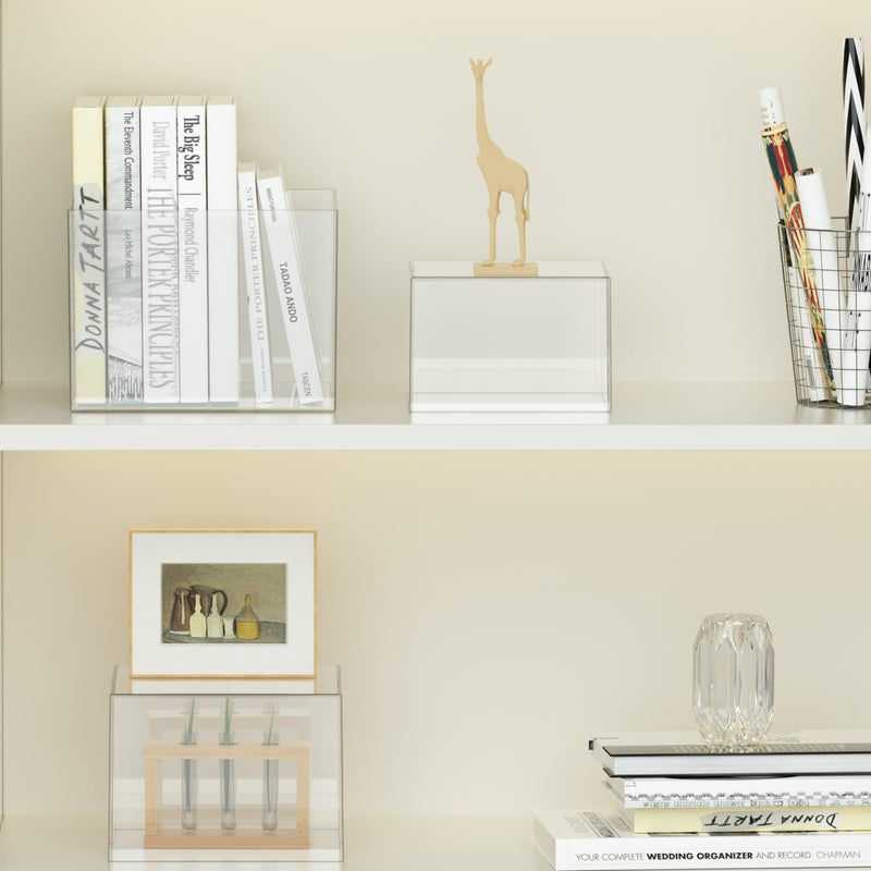 OKBHTS 6 Pcs Clear Acrylic Boxes for Display as Buffet Risers and Stands, Food Risers for Party, Table, Stands, including 8", 7", 6", 5", 4", 3" (Small, 6Pcs, Clear) - Image 5