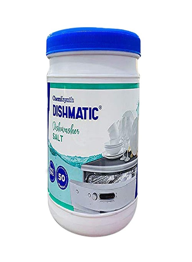 Dishmatic أقراص ديشماتيك لغسالة الصحون مع سائل الشطف والملح، أقراص سائلة لغسالة الصحون مع سائل الشطف والملح لأطباق نظيفة لامعة متوافقة مع جميع غسالات الصحون (30 قطعة * 250 مل * 1 كجم) - Image 5