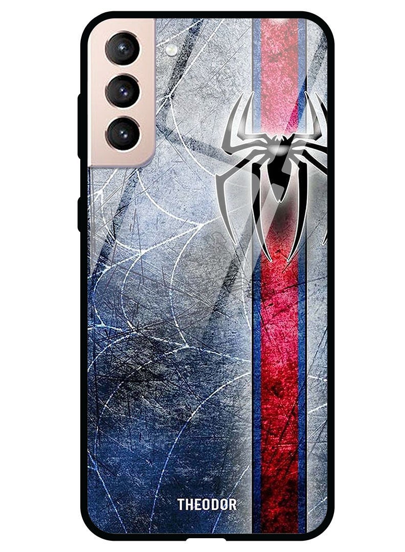 Theodor Protective Tempered Glass Case Cover Samsung Galaxy S21  Spiderman - Image 1