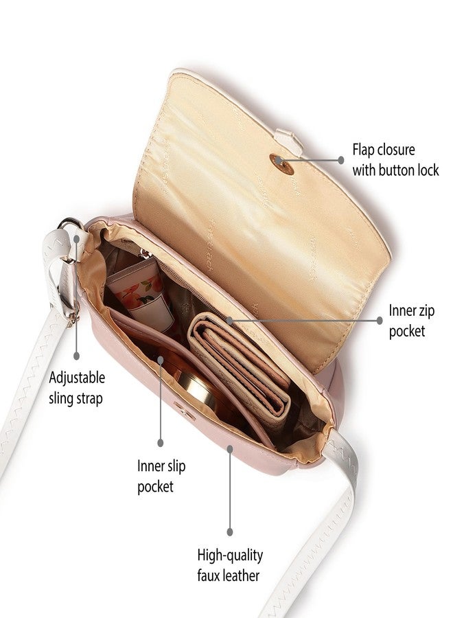Fastrack Sling Bag For Women, Girls and Ladies | Has Adjustable Sling Straps | Made of Premium Faux Leather - Image 3