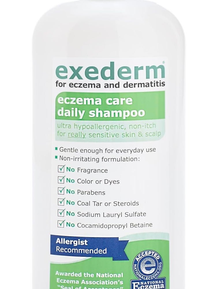 Exederm Eczema Care Daily Shampoo for Sensitive Skin and Scalp - 8 fl oz - Image 2