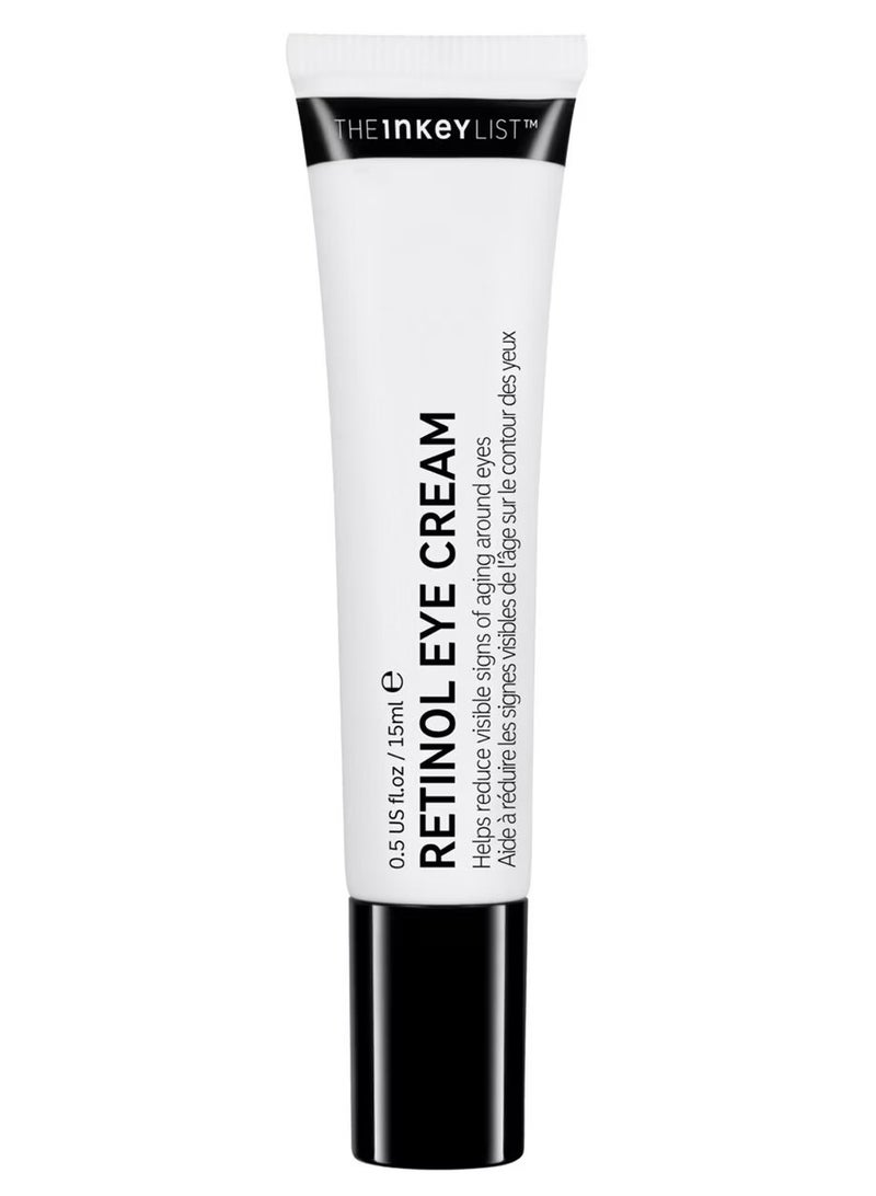 The INKEY List Retinol Eye Cream White 15ml - Image 1