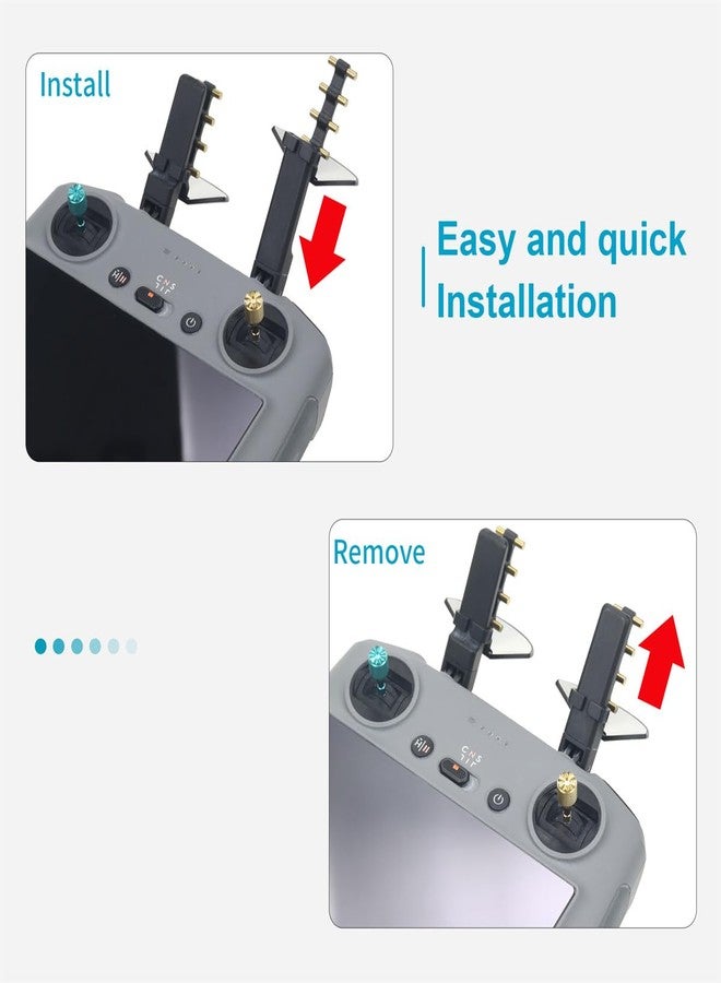 Taoke Antenna Range Extender Amplifier Compatible with D-JI RC 2/RC PRO Remote Controller, Signal Booster Amplifier for Mavic Air 3 Mini 4 Pro and Mavic 3 Pro Cine - Image 4