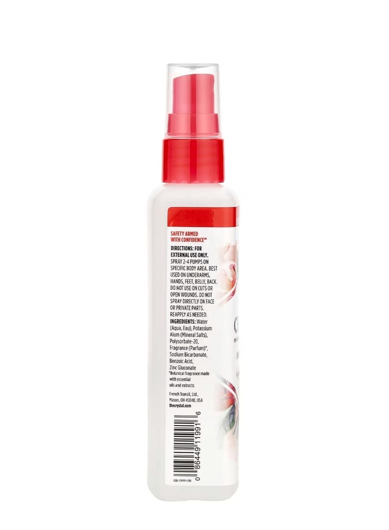 CRYSTAL Mineral-Enriched Deodorant Spray Pomegranate 4 fl oz (118 ml) - Image 2