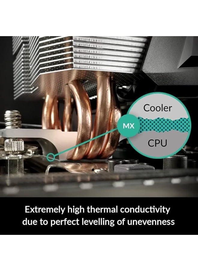 Arctic MX-4 (8 g) - Performance Thermal Paste for all processors (CPU, GPU - PC, PS4, XBOX), high thermal conductivity, safe application, non-conductive, non-capacitive - Image 3