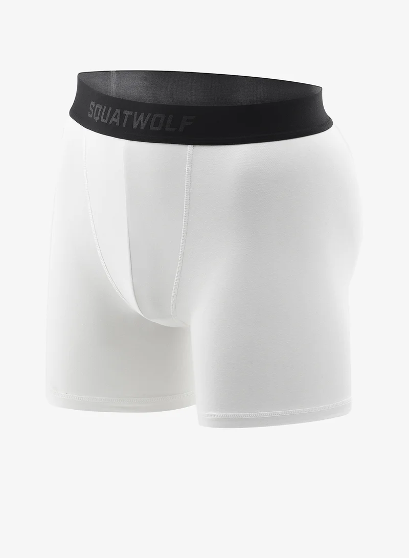 سكوات وولف عبوة من  سراويل بوكسر قطنية بطول  بوصات