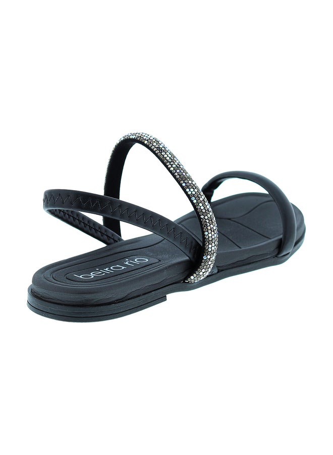 Beira Rio Solid Slip-On Flat Sandals - Image 2
