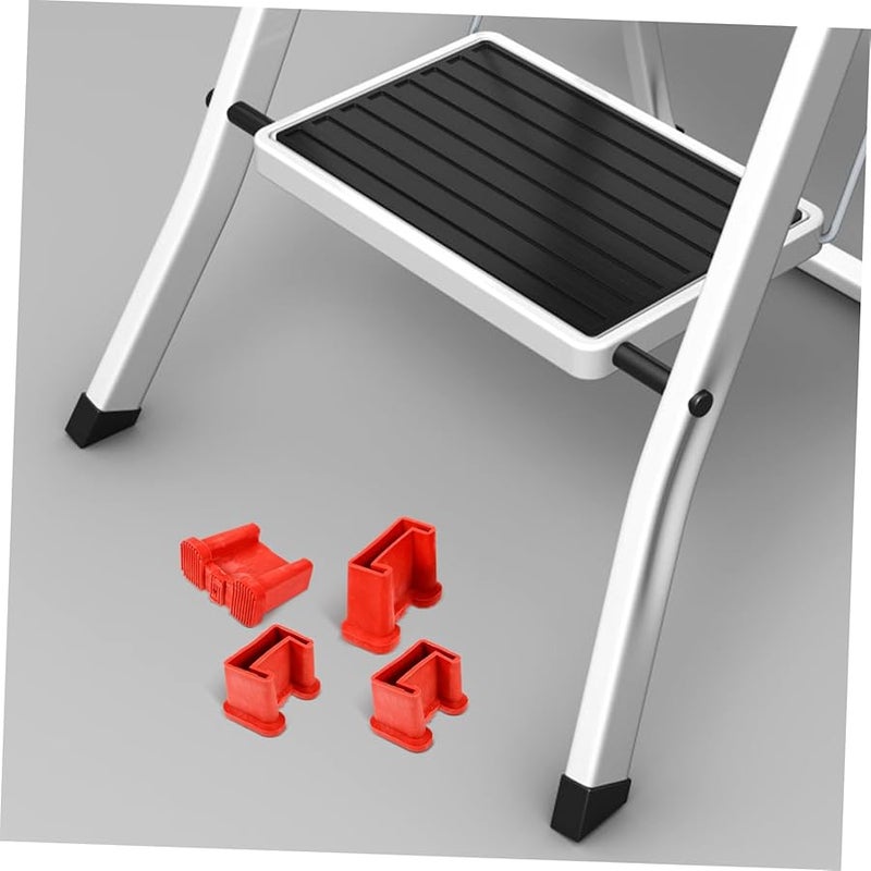 4Pcs Heavy Duty Non Slip Ladder Feet Covers For Stability Floor Protection Easy Install - Image 4