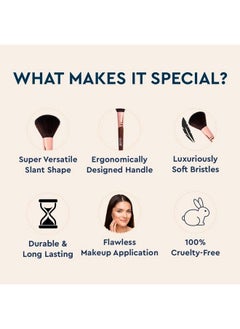 GUBB Powder Brush For Face Makeup Professional Wooden Makeup Brush Single  - Image 5