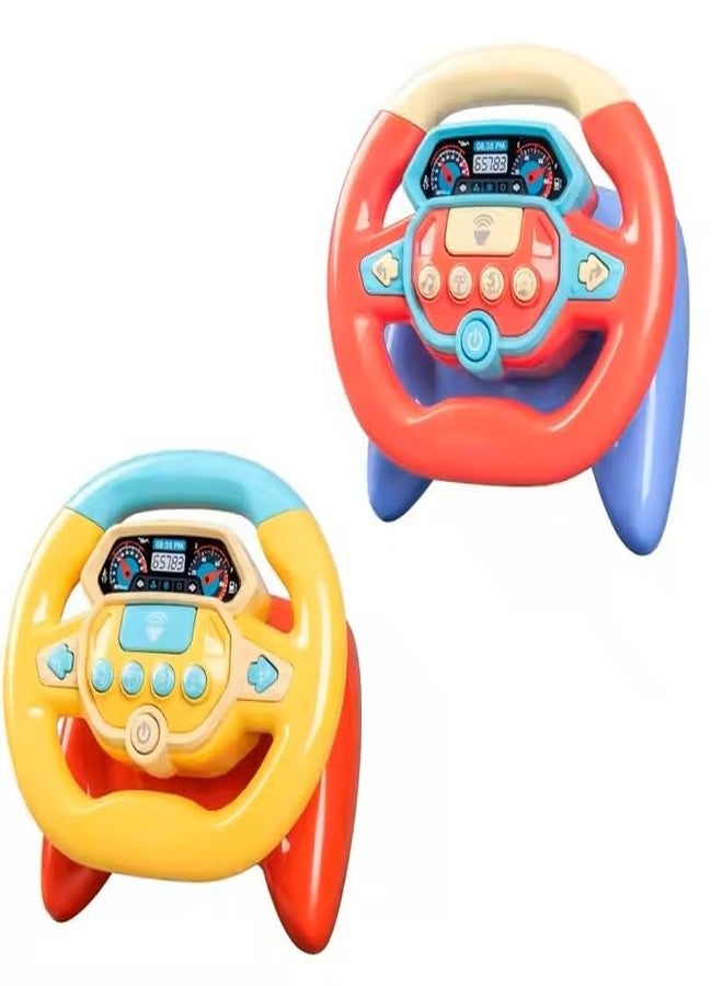 KITIKITTZ KITIKITS 360 Degree Rotating with Light and Music Simulation Drift Rc Car Drive Car Musical Baby Toys (Yellow) - Image 1