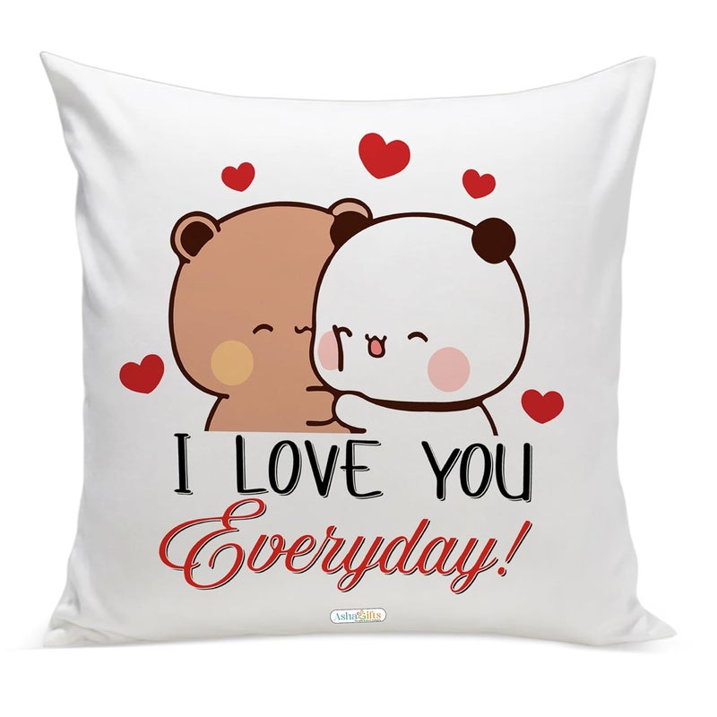 Bubu Dudu Gifts Love Gift for Birthday Gift for Anniversary Cushion Mug Keychain Gift Combo Love Combo Pack bubu dudu Gifts Combo  - Image 3