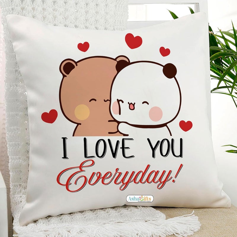 Bubu Dudu Gifts Love Gift for Birthday Gift for Anniversary Cushion Mug Keychain Gift Combo Love Combo Pack bubu dudu Gifts Combo  - Image 5