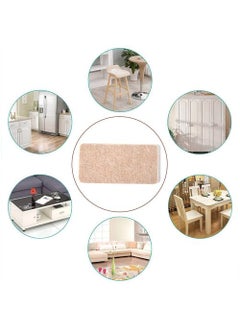 Oblivion Oblivion 4pc Furniture Pad Square Felt Pads Floor Protector Pad for Home & All Furniture Use  - Image 3