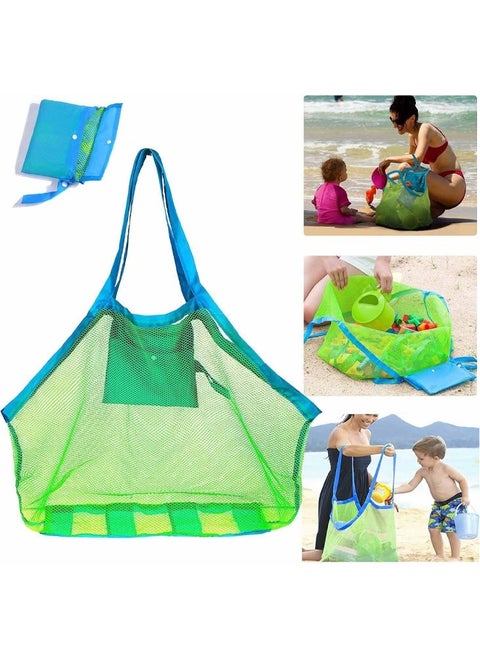 Mesh Beach Bag, Extra Large Beach Bags and Totes, Tote Backpack, Toys, Towels, Sand Away for Holding Beach Toys, Children’ Toys, Market Grocery Picnic Tote