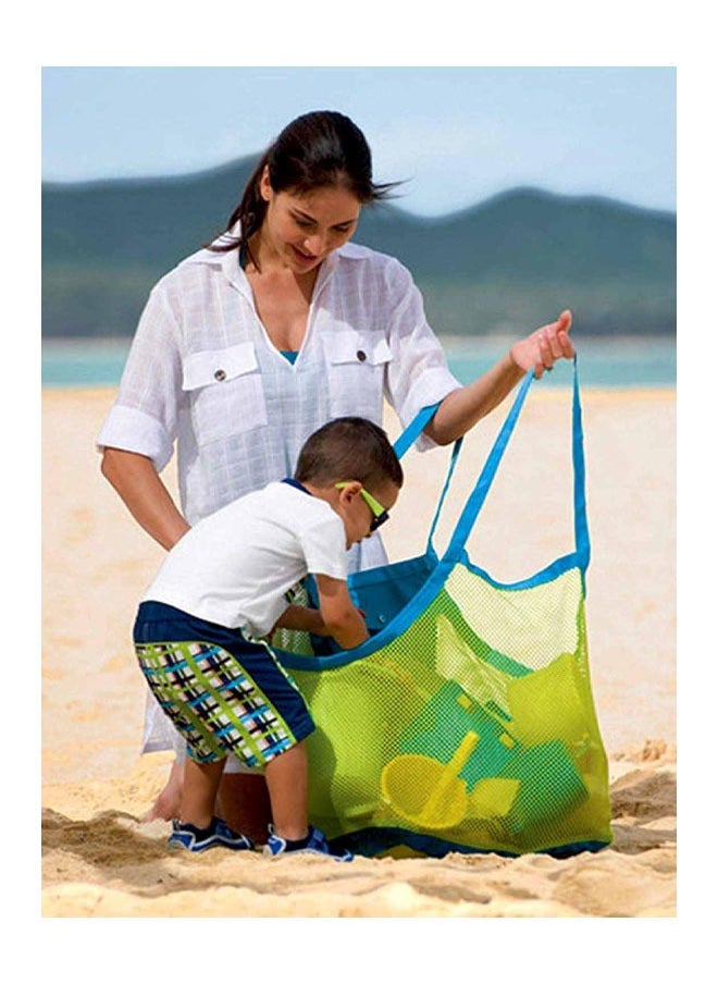 YelaJoy - Mesh Beach Bag, Extra Large Beach Bags and Totes, Tote Backpack, Toys, Towels, Sand Away for Holding Beach Toys, Children’ Toys, Market Grocery Picnic Tote - Image 1