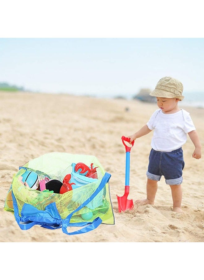YelaJoy - Mesh Beach Bag, Extra Large Beach Bags and Totes, Tote Backpack, Toys, Towels, Sand Away for Holding Beach Toys, Children’ Toys, Market Grocery Picnic Tote - Image 1