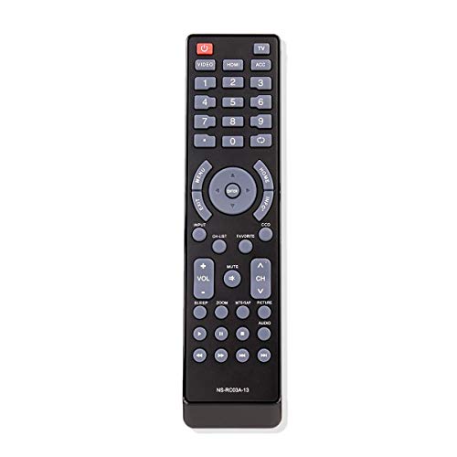 Elekpia NS-RC03A-13 Remote Control Compatible with Insignia LCD LED TV NS-42L260A13 NS-46L240A13 NS-42E440A13 NS-24L120A13 NS-39E340A13 NS-32L121A13 NS-22E340A13 NS-42D240A13 NS-39E480A13 NS-29L120A - Image 1