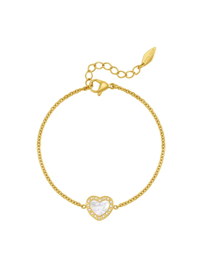 Lumora Gold Plated Stainless Steel Charm Bracelet for Women