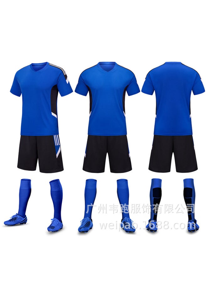 Color Blue Football Jersey - Image 1