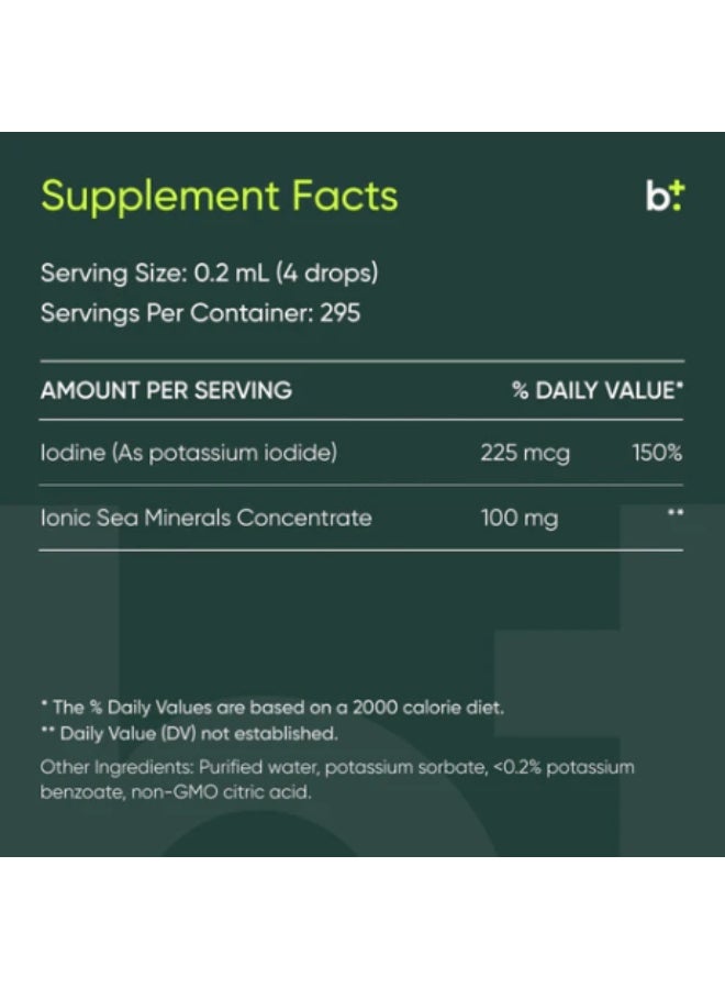 BodyBio LIQ MIN # 9 IODINE 2 OZ - Image 2