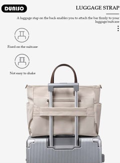 DUNISO Women Laptop Tote Bag 15.6 Inch Computer Tote Bag Purse Shoulder Bag, Computer Briefcase Shoulder Bag Casual Laptop Bag for Office, Shopping, Travel Daily Use  - Image 5