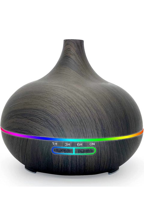 550ml Essential Oil Diffuser Oil Diffuser With 4 Timer Aromatherapy Diffuser With Auto Shut-off Function Cool Mist Humidifier BPA-Free For Bedroom Home