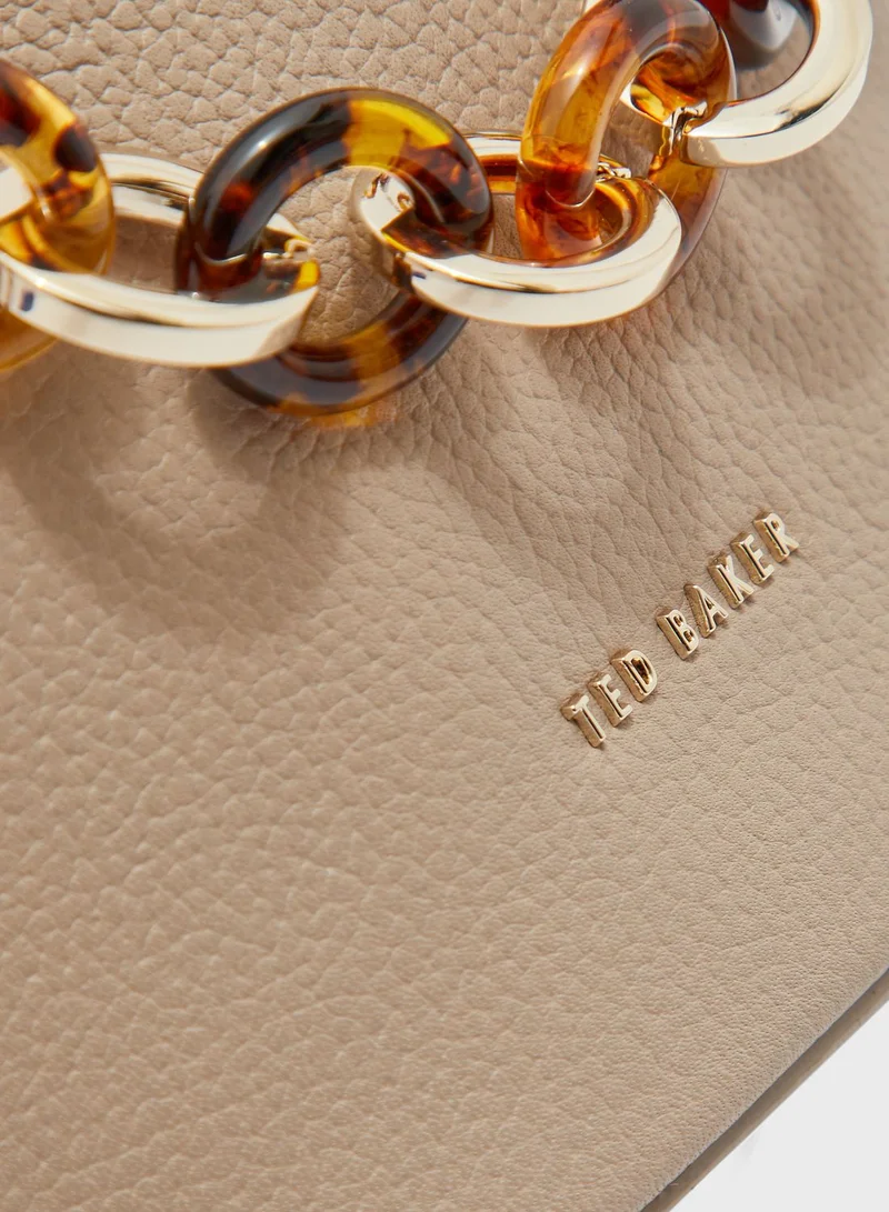 Ted Baker Brookk Resin Chain Mini Bucket Hobo