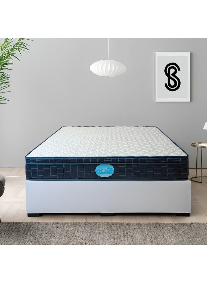 Bed and Mattress Zone Cool Gel Euro Top Bonnell Spring Mattress 190x120x26cm Double Size - Image 1