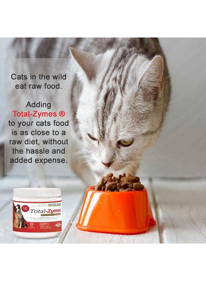 NWC Naturals Total-Zymes Digestive Enzyme Powder for Dogs and Cats, With Pre-Biotics, Puppy and Kitten Enzymes, Immune, Digestive, Joint, and Healthy Weight Support 2.22-ounce Jar by NWC Naturals (14605) - Image 4