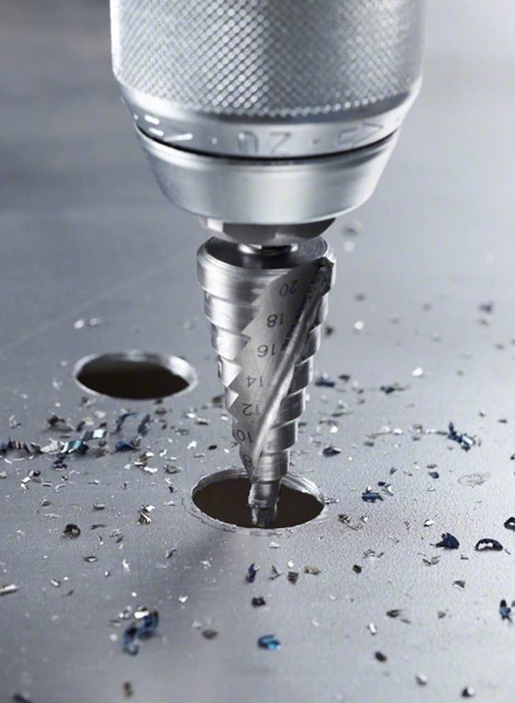 BOSCH Professional HSS Step Drill bit 8,0 mm 75 mm 20 mm - Image 4