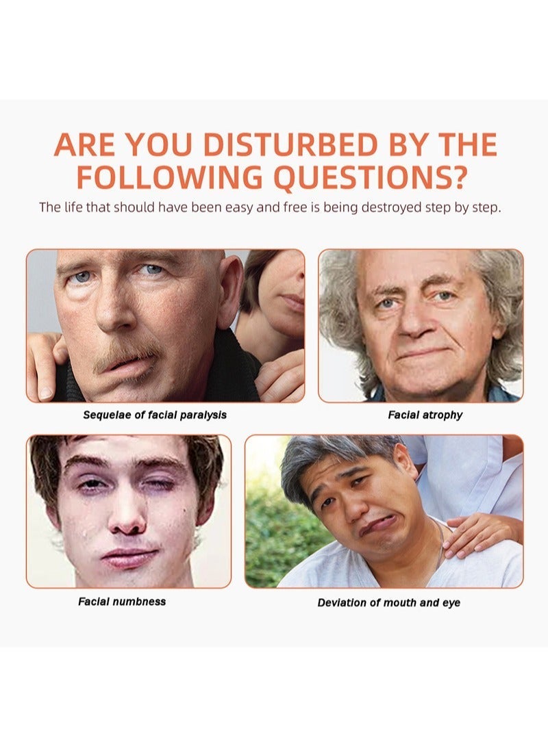 Sumifun لصقة تخفيف شلل الوجه السريع، 12 قطعة، تخفيف تشنج العضلات، رعاية صحية للبرد والرطوبة، مستخلصات نباتية ممتازة، قماش غير منسوج قابل للتنفس، سهل الاستخدام - Image 2