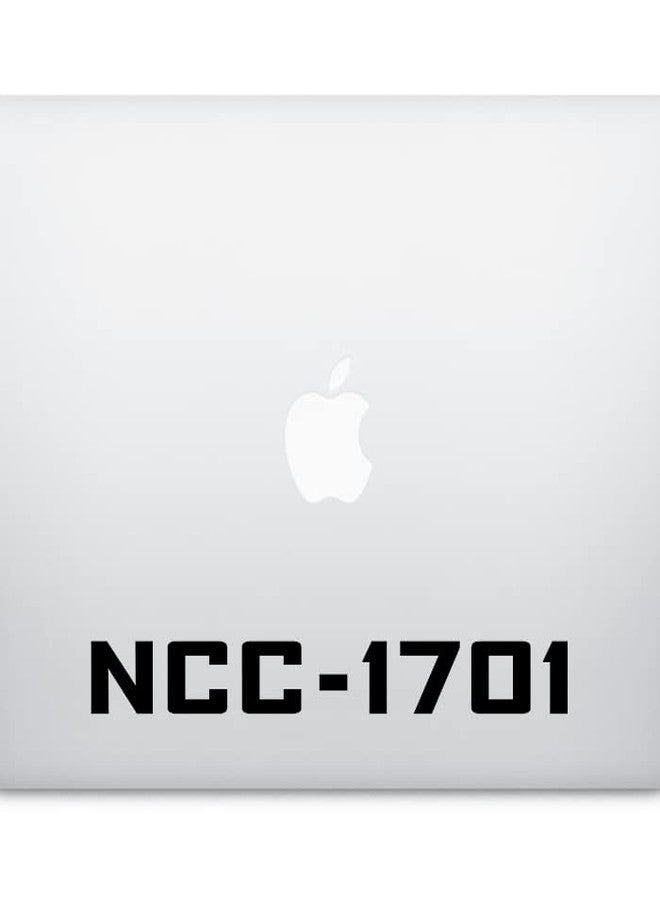 ملصق فينيل NCC-1701 USS Enterprise Memory Alpha مقاس 9x1 (أسود) - Image 1