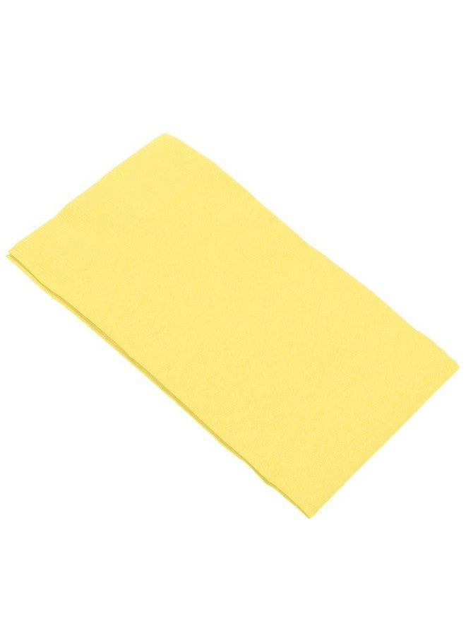 Amscan Light Yellow 3-Ply Guest Towels | Pack of 16 | Party Supply - Image 3