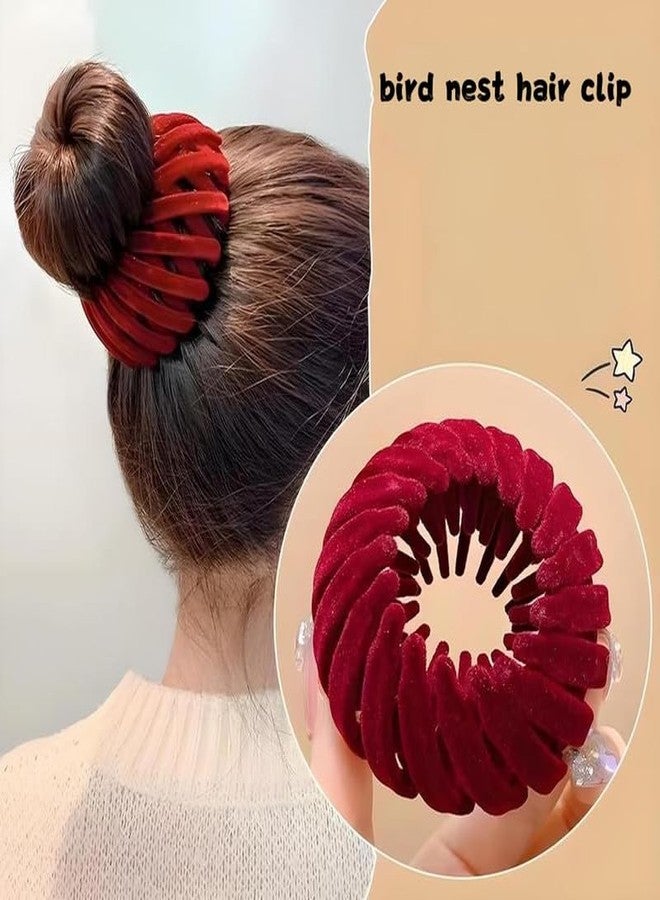 YANWENX Bird Nest Magic Hair Clip - Stylish Hair Accessories for Women,Bun Maker & Scrunchies for Thick and Thin Hair_3Pcs - Image 4