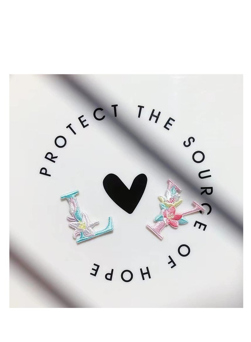 26Pcs Iron On Flower Embroidery Alphabet Patches A-Z for Backpacks, Hats, Shirts, Jackets, Jeans & Shoes - Image 4