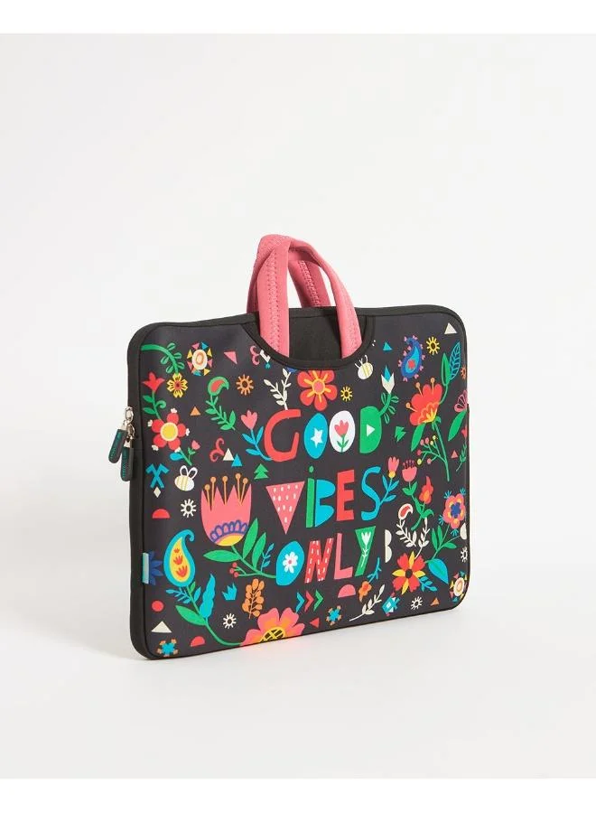 Chumbak  Good Vibes Laptop Sleeve - 15.6”  | Best Price UAE