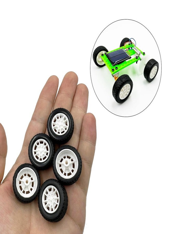 URIMPAVIDO 8PCS Toy Car Wheels 25mm Rubber Tire for Remote Control Car RC Car DIY Model Accerssories (2X25mm) - Image 3