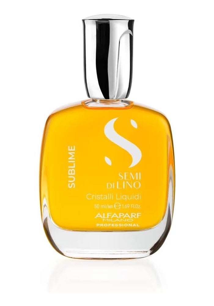 Alfaparf Milano AlfaParf Semi Di Lino Sublime Crystal Liquid for All Hair Types (50ml/1.69oz) - Image 1