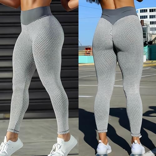 JGS1996 Butt Lifting Leggings for Women Tummy Control Workout Yoga Pants High Waisted Scrunch Booty Gym Compression Tights - Image 2