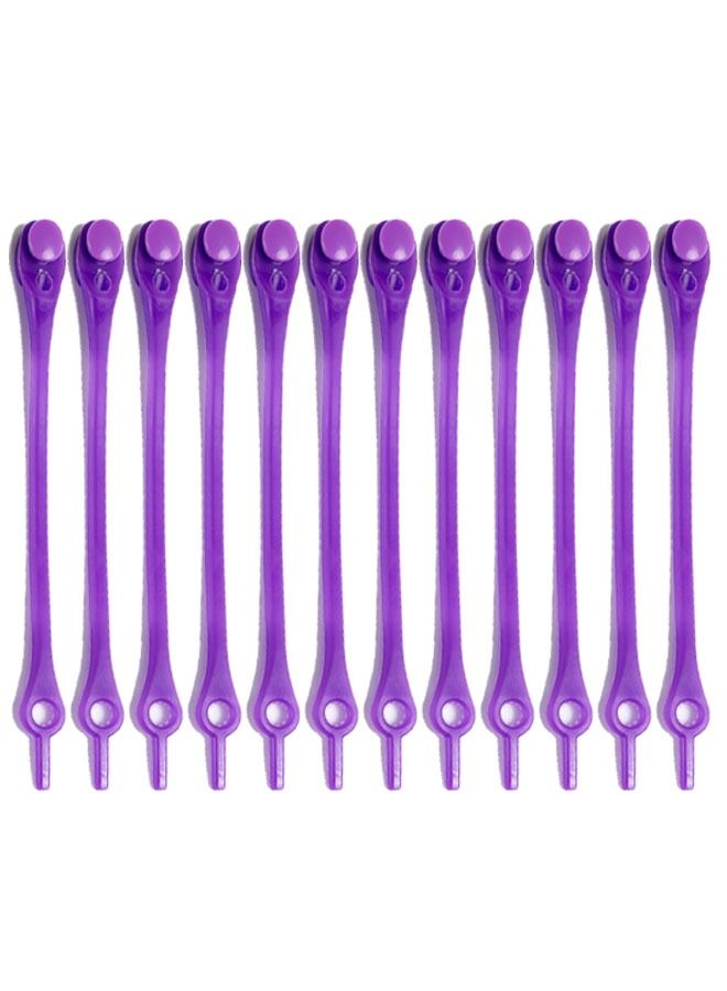 ZCM-HAPPY 12-Piece Elastic Silicone Waterproof No Tie Shoelaces Set  - Image 1