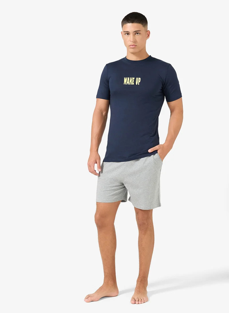 Nightwear T-Shirt & Shorts Set
