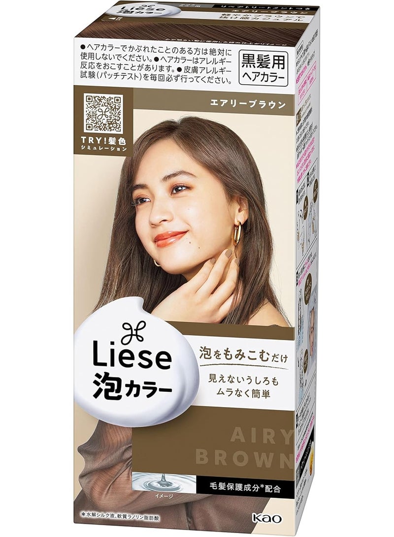 Liese Bubble Hair Color, Airy Brown,Pack of 2 - Image 2
