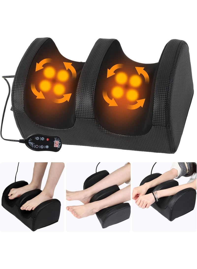 RATSAW Foot Calf Massager Machine Electric Multi Use Foot Leg Massager Machine with Heat Shiatsu Deep Kneading Rolling for Pain Relief Improves Blood Circulation Ideal for Men Women - Image 1