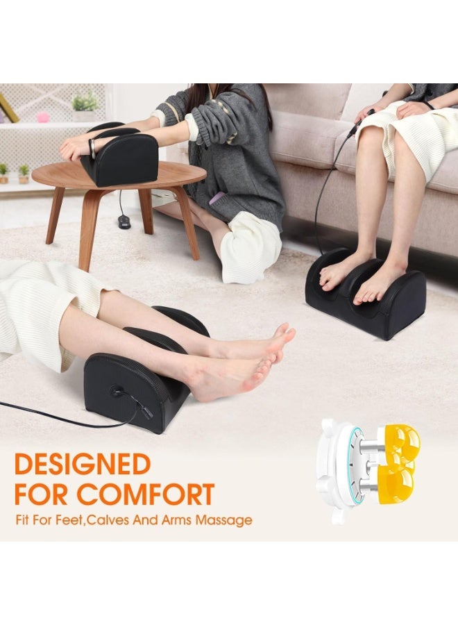RATSAW Foot Calf Massager Machine Electric Multi Use Foot Leg Massager Machine with Heat Shiatsu Deep Kneading Rolling for Pain Relief Improves Blood Circulation Ideal for Men Women - Image 3