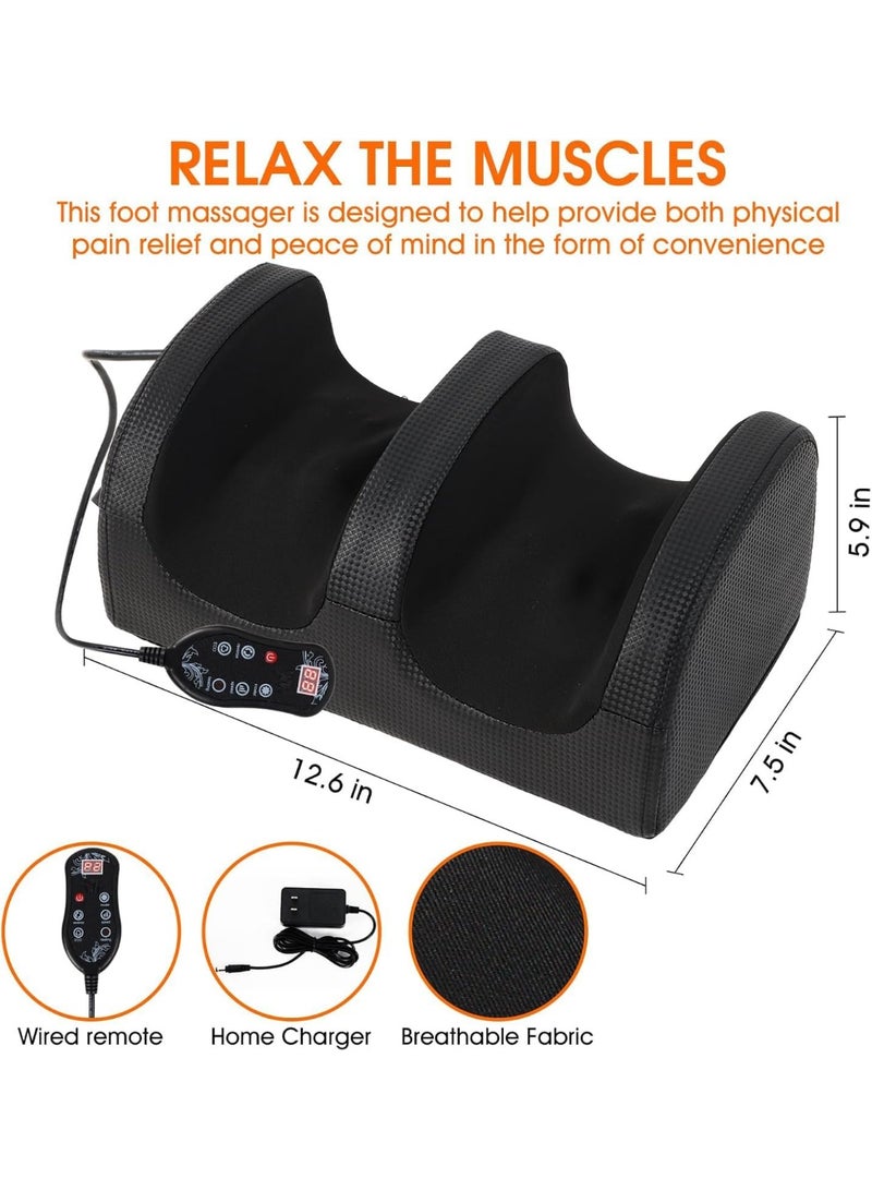 RATSAW Foot Calf Massager Machine Electric Multi Use Foot Leg Massager Machine with Heat Shiatsu Deep Kneading Rolling for Pain Relief Improves Blood Circulation Ideal for Men Women - Image 5